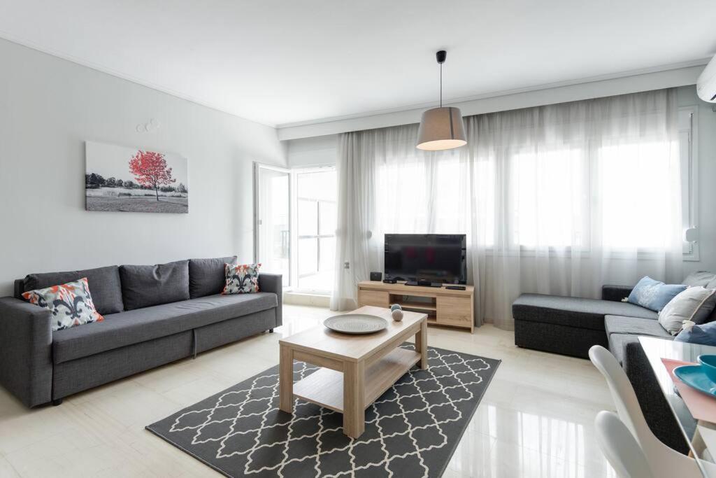 Penthouse Suite In The City Center Szaloniki Kültér fotó