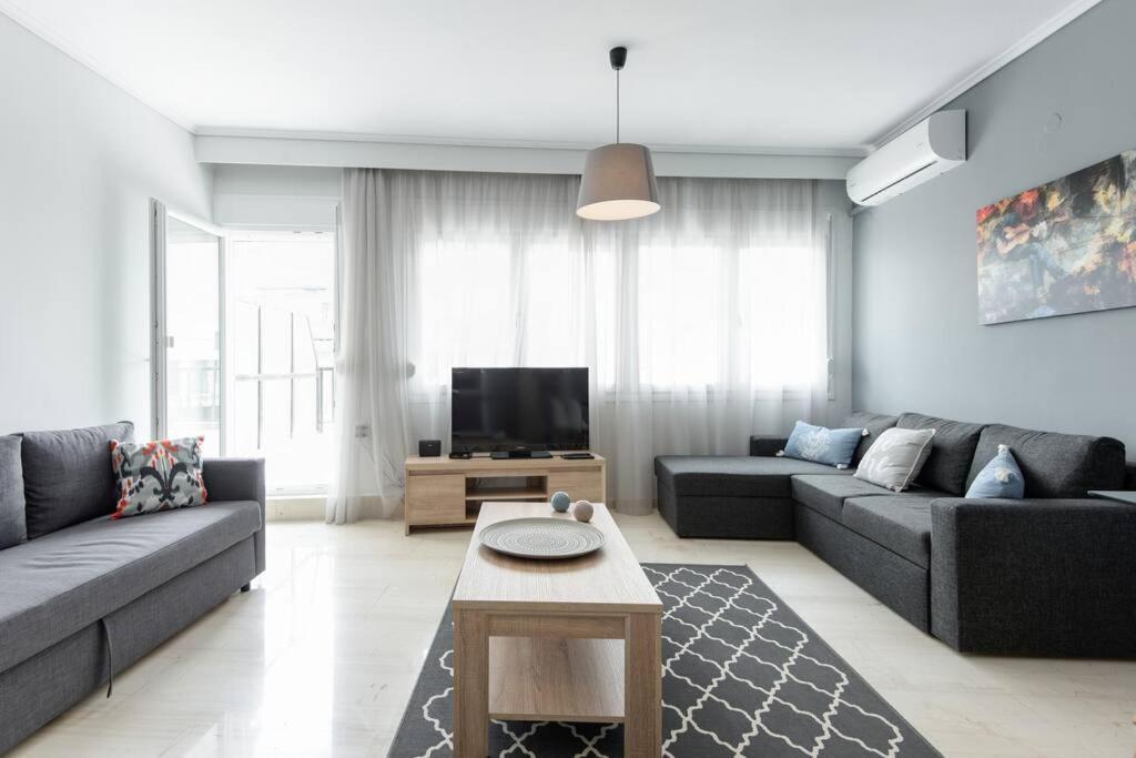 Penthouse Suite In The City Center Szaloniki Kültér fotó
